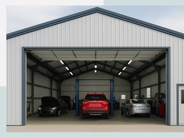 Ангары из сэндвич панелей от 624 руб. в Солнечногорск