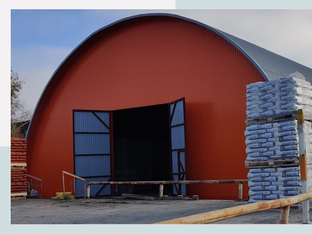 Полукруглые ангары по цене от 624 руб. в Солнечногорск