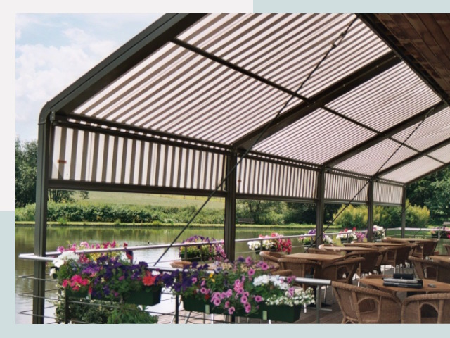 Элегантные навесы для кафе от 624 руб в Солнечногорск