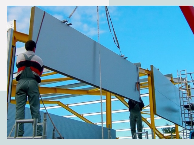 Монтаж сэндвич-панелей в Солнечногорске от 624 руб.