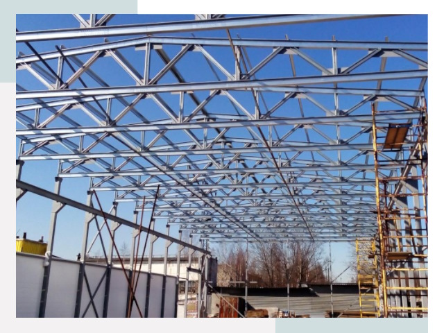 Металлокаркасы для складов в Солнечногорске
