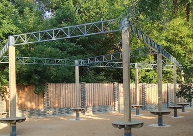 Терраса из металлоконструкций под ключ, проектирование, изготовление и монтаж от СтальСтрой-Слн